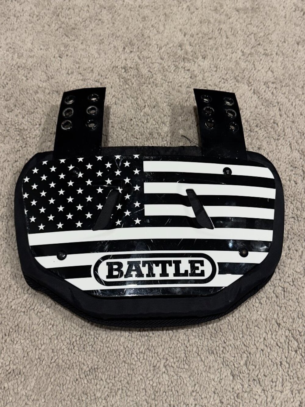 Battle Football Back Plate Used (Screws Not Included)